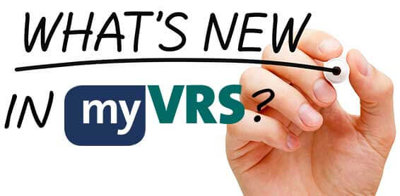 VRS has released a new version of myVRS