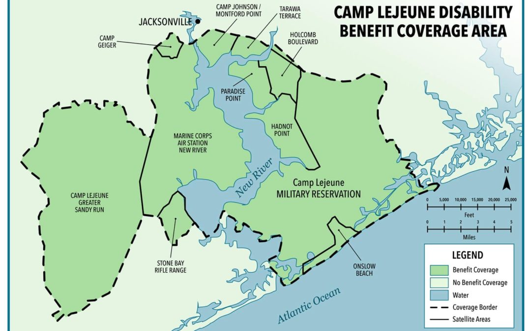 Water contamination at Marine Corps Base Camp Lejeune